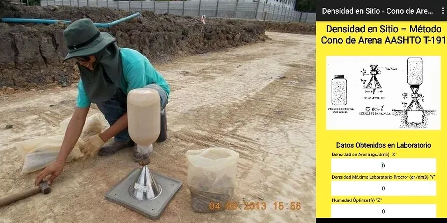 Ensayos in situ en Curicó